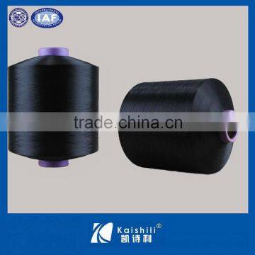 Dope dyed polyester draw texturing yarn 100D/36F DTY from Zhuji factory