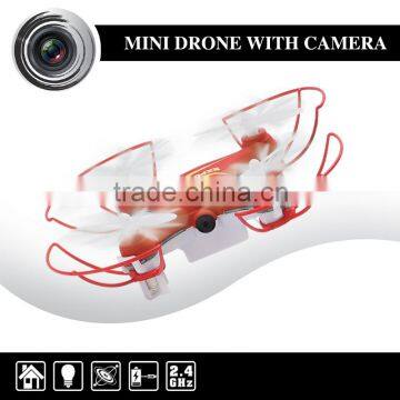 Hot new products for 2016 rc toys & hobbies nano quadcopter 2.4G plastic mini drone camera