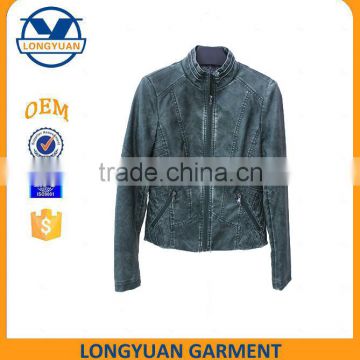 Special Fashion Material Pu leather jacket for woman