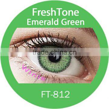 freshtone premium emerald green colored contacts angel eyes korean cosmetics wholesale eye contact lenses                        
                                                Quality Choice