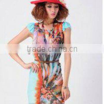 cloth digital printing skirt fabric