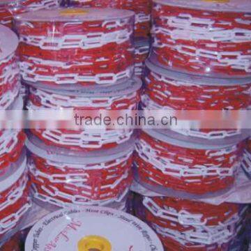 Road Barrier Coloured Plastic Warning Chain