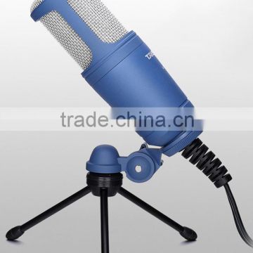Large Diaphragm Laptop Condenser Microphone,Network Karaoke Recording Microphone,USB Computer Recording Microphone photo-3