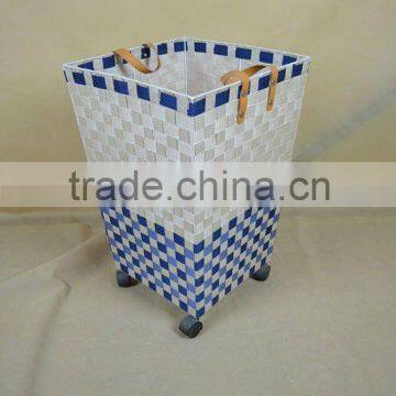 plastic laundry basket