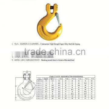 Slip Hook G80 for Chain Dolly Axle Tie Down Clevis Shackle Truck