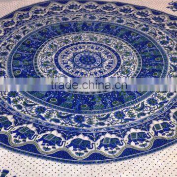 Mandala Elephant Tapestries, Large Wall Art, Beach Blanket,Indian Cotton Bedding