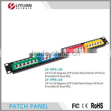 LY-PP6-44 Made In China Best Price Cat6 modular patch panel