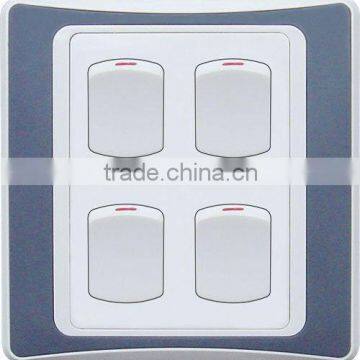 4 gang 1 way switch/4 gang 2 way switch