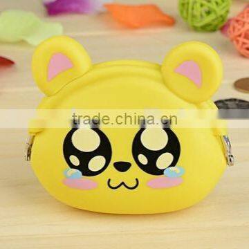 Mini Small Size Cute Personalized Soft Silicone Coin Purse for Children