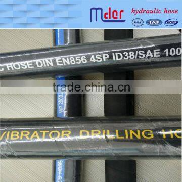 braided hydraulic rubber hose pipe manufacture(SAE 100R2A/DIN EN853 2st)
