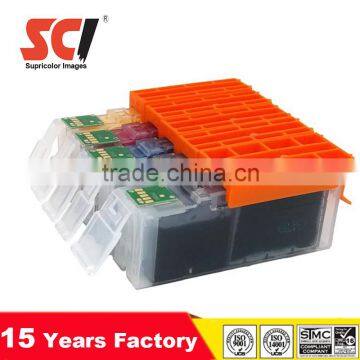 PGI-270XL CLI-271XL Edible Refillable Ink Cartridges for Canon PIXMA MG5720/MG5721 With Newest Apex Chip photo-3
