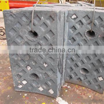 High Quality Crusher Liner Plate for Ball Mill