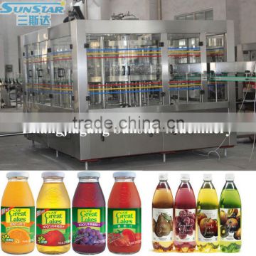 Automatic Bottled Fruit Juice Bottling Machine