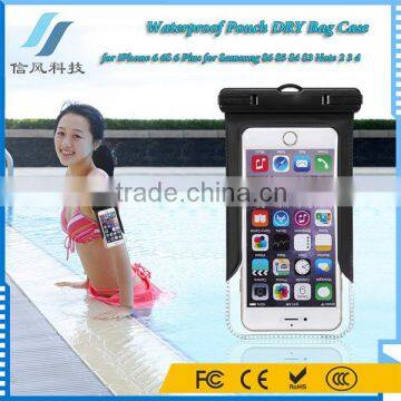 Universal Waterproof Case for Swimming PVC Dry Bag for Cellphone Pouch