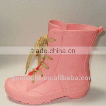 B-12 Pink boots Horse boots Jelly Wellington boots