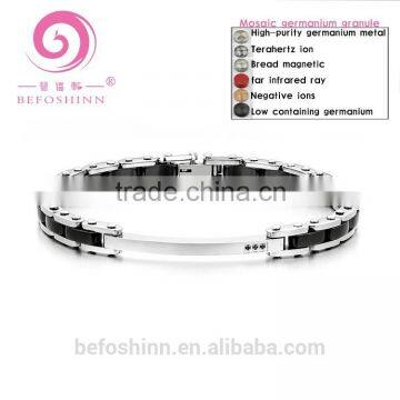 2015 Hot Selling Gauss fashion jewelry Titanium Germanium Bio Magnetic Bracelet