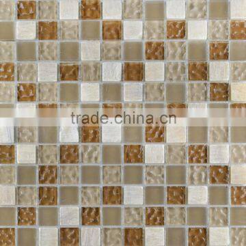 15X15 crystal glass mosaic tile of bathroom(PMGA137)