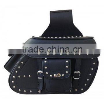 HEAVY DUTY GENUINE COWHIDE LEATHER SADDLEBAGS