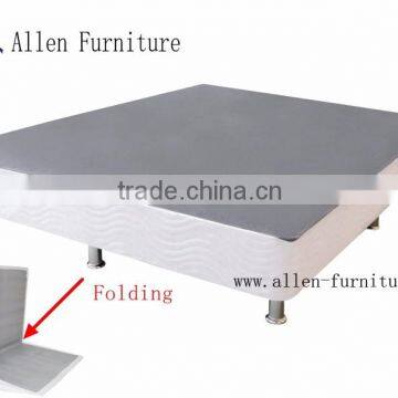 BiFold Box Spring Folding Mattress Foundation with Legs, Strong Steel structure, No assembly required, Queen