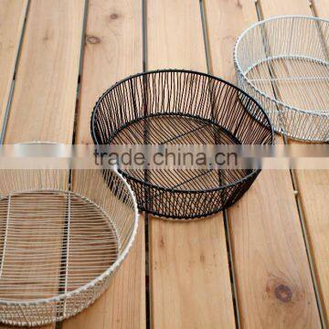 high popularity carry galvanized fruit hamper wire basket