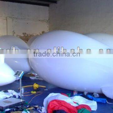 White Helium PVC Plane For Event Decoration