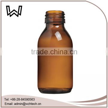 100ml amber pharmaceutical glass bottle