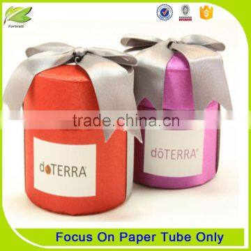 China supplier round kraft paper gift box