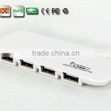 Low Cost Portable High Speed Slim Shape Plastic Casing 480MBPS 7 Port USB 2.0 HUB photo-6