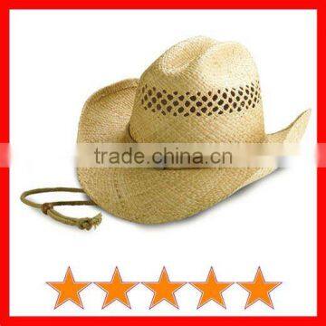 Straw cowboy hat