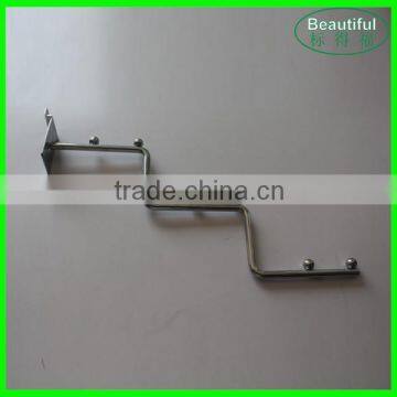 Curved Wire Shelf Hanging Hook for Slat Wall