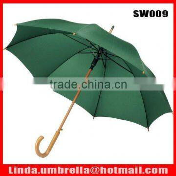 [SW009] 23"x8K, Wooden shaft&handle umbrella