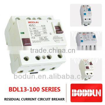 BDL13-100 ID 4P RESIDUAL CURRENT CIRCUIRT BREAKER