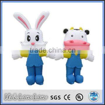 2014 Funny Inflatable Walking Cartoon For Advertising Promotion