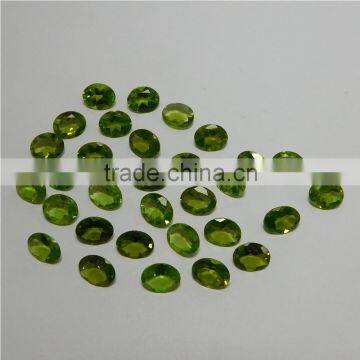 NATURAL PERIDOT CUT FACETED GOOD COLOR & QUALITY 8X10 MM OVAL LOT