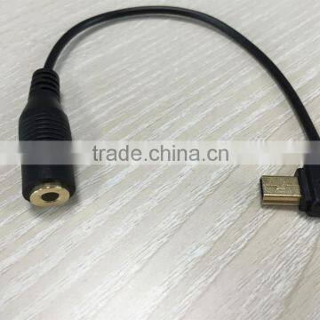 Mini USB to 3.5mm Mic Microphone Transfer Adapter Cable Good Quality Camera photo-2