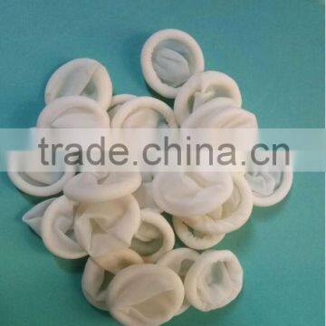 nitrile finger cot white color for top-fit hand protection