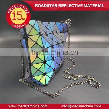 Laser colorful reflective shoulder bags