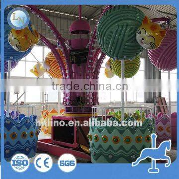 Sweety! Outdoor Carnival Kids Amusement Rotary Kitty Rides for Sale photo-2