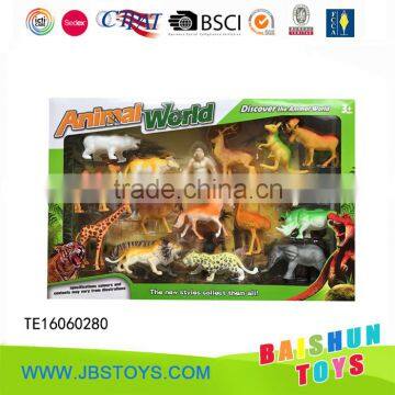 2016 new design animal toy set for kids te16060280