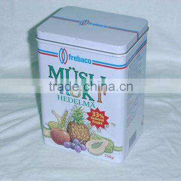 Rectangular tin box, Candy box, Candy tin