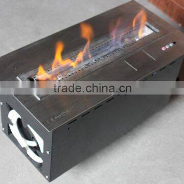 intelligent small ethanol fireplace for living room