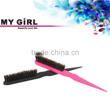 MY GIRL High quality plastic hard bristle horse beard brush