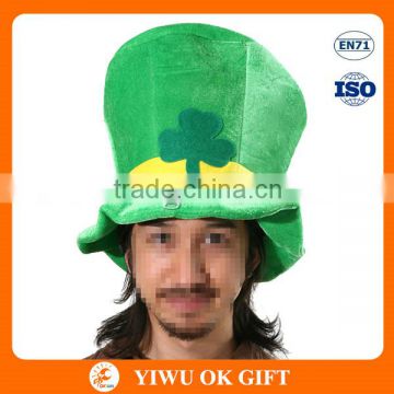 Yiwu Factory Party Decorations Shamrock Top Hat