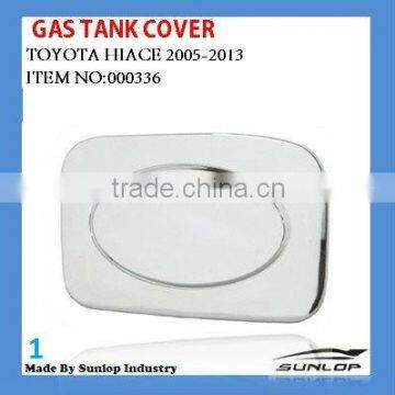 #000336 chrome gas tank cover for hiace 2005 hiace 2009