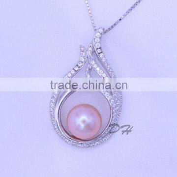 Beautiful Freshwater Pearl Pendant /silver Pearl Jewelry