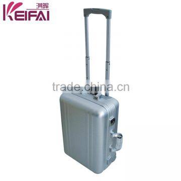 2016 Silver Color Cheap 28 Inch Trolley Suitcase With 4 Universal Wheels