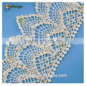 China manufacturer High quality Embroidered Chemical bridal embroidery wedding lace trim for garment