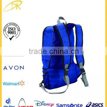 2016 BSCI Audit Factory Design Dual Purpose Foldable Backpack With Cooler Compartment