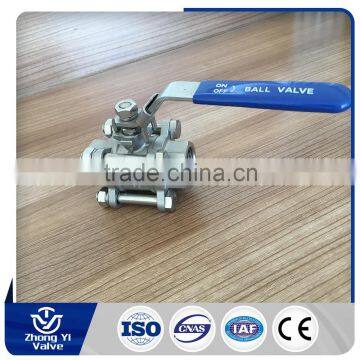 High Quality Competitive Stainless Steel Three Piece Stainless Steel Ball Valve photo-4