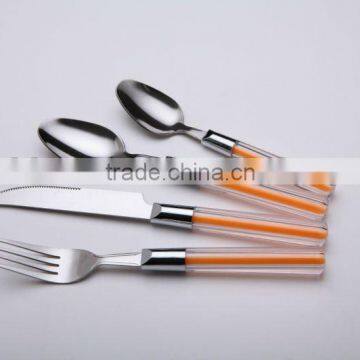 GW2054 Plastic Handle Flatware Set